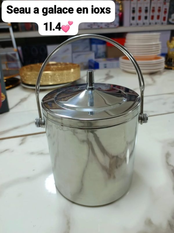 Sceau glace inox