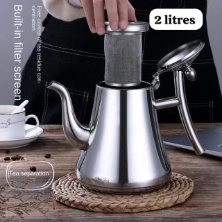 Cafetière inox 2l