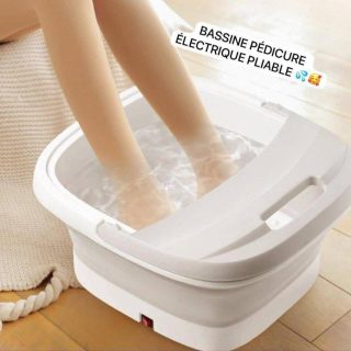 Bassine pédicure pliable