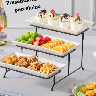 Présentoir en porcelaine