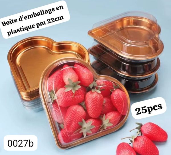 Boîte d'emballage en plastique
