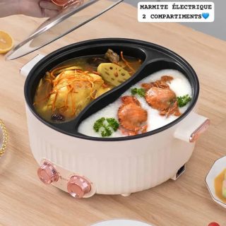 Marmite électrique 2 compartiment