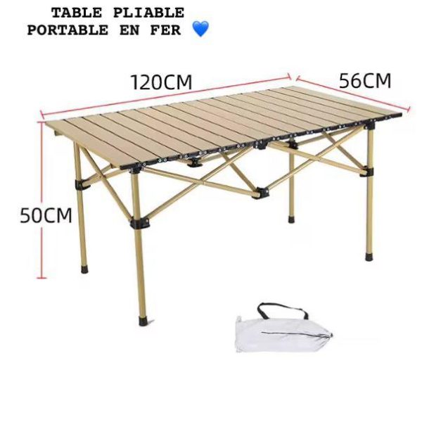 Table pliante en fer – Image 2