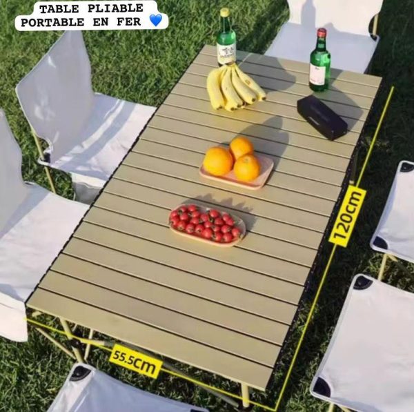 Table pliante en fer – Image 3