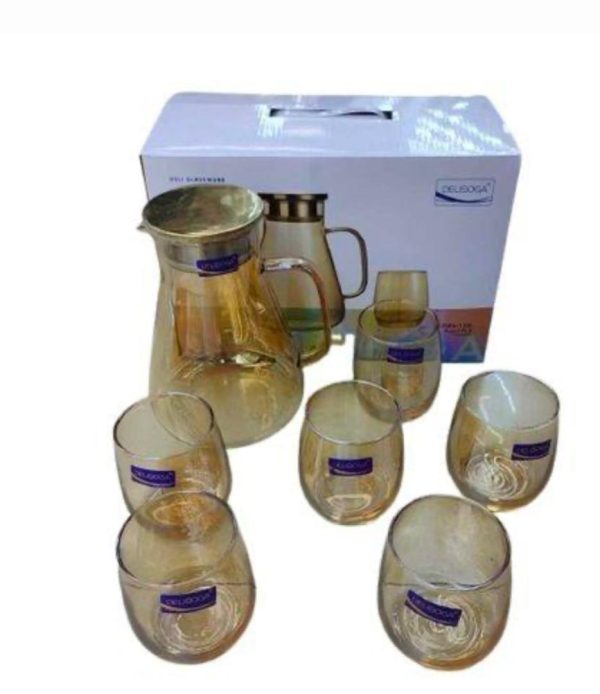 Ensemble caraf verre 7 pcs