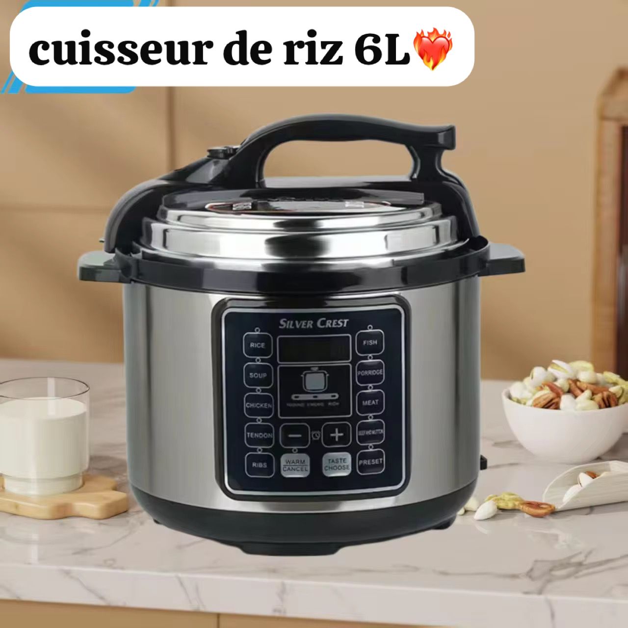 Cuiseur de riz 6 litres