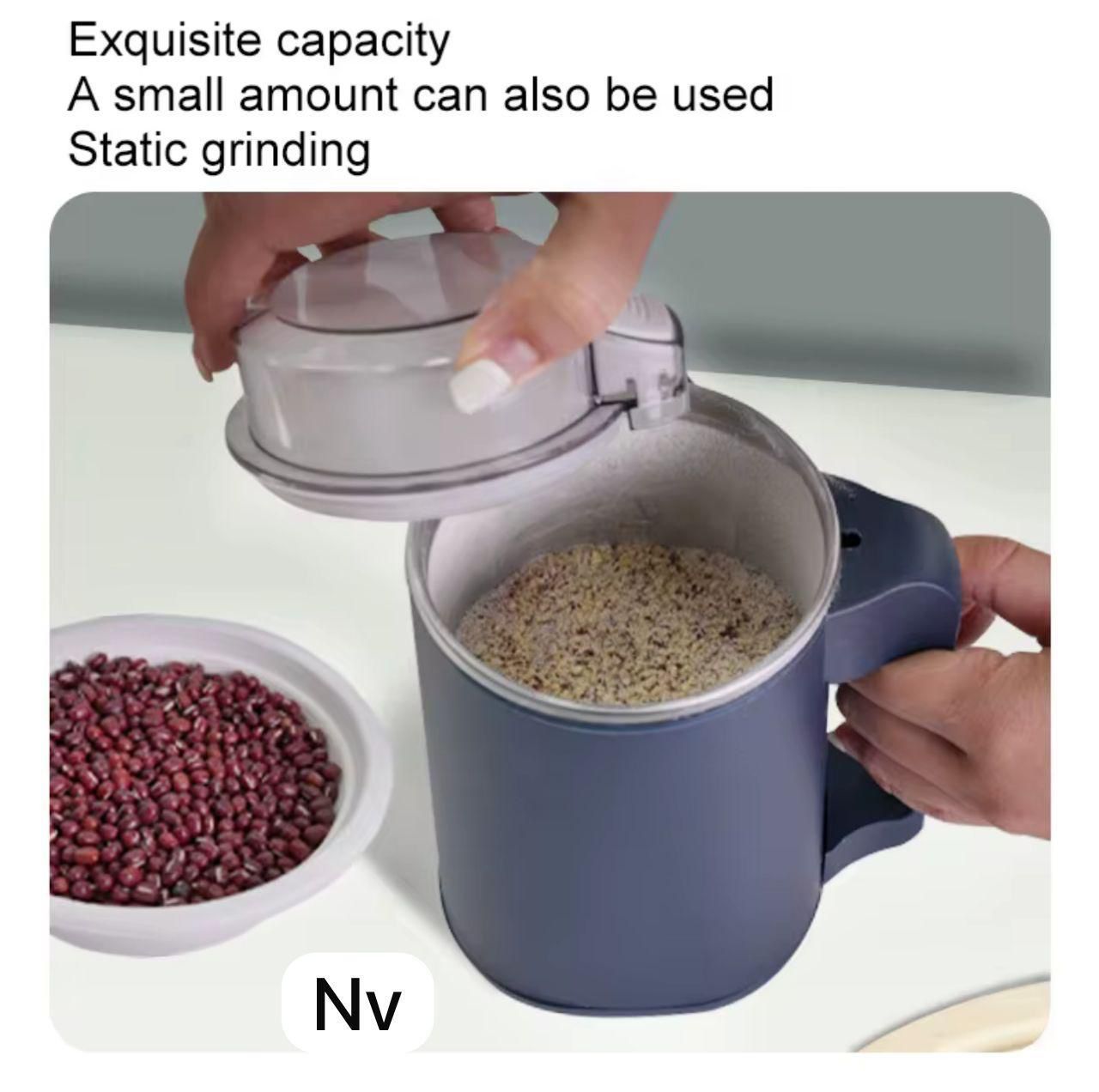 Moulin Électrique Multifonction – Machine à Moudre Grains & Épices – Broyeur Puissant – Bol Grande Capacité – Usage Domestiqu