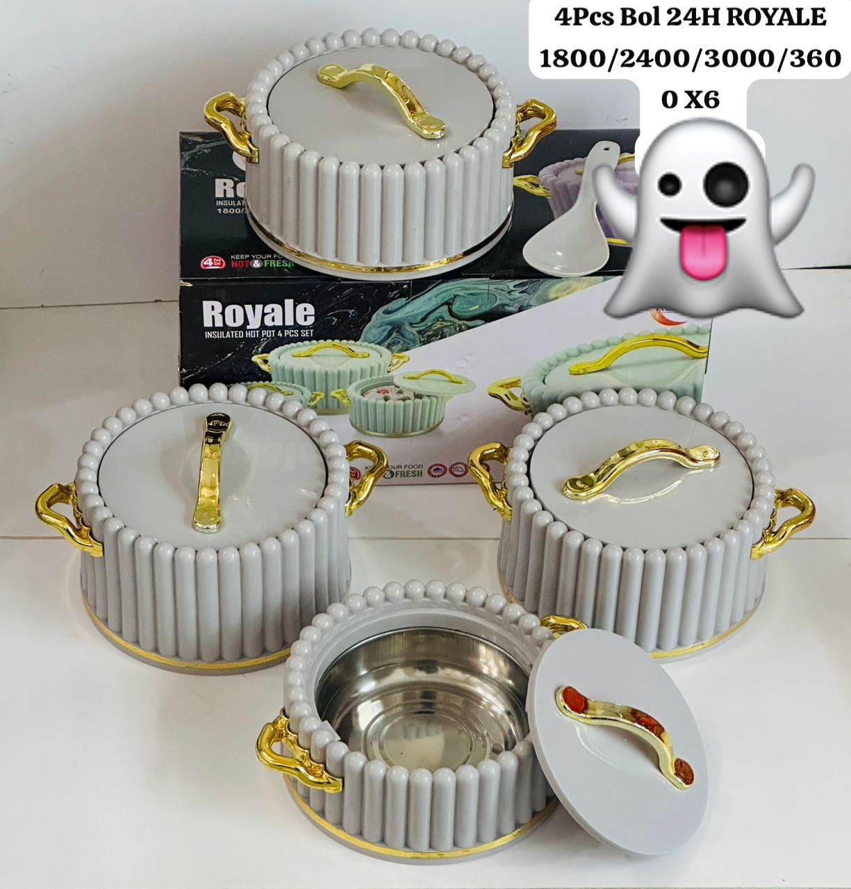 Ensemble Vaisselle Bol Thermos 24h - 4 Pièces EnsembleVaisselle Bol Thermos 24h - 4 Pièces Bol Thermos24h - 4 Pièces – Image 2