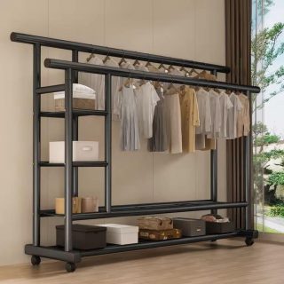 Panderie de très bonne qualité et hyper solide Gm ( porte vêtement)