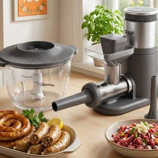 Hachoir à viande RAF 2 en 1,grande capacité de 3 L