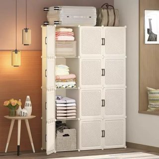 Armoire plastique 3 battants