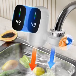 Robinet de chauffage rapide connecté pour cuisine et maison, chauffage en trois secondes, robinet de lavabo de cuisine et de salle de bains, chauffe-eau instantané