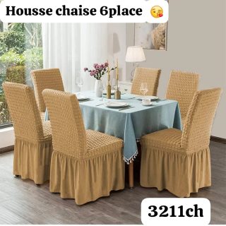 Housses chaises 6 places