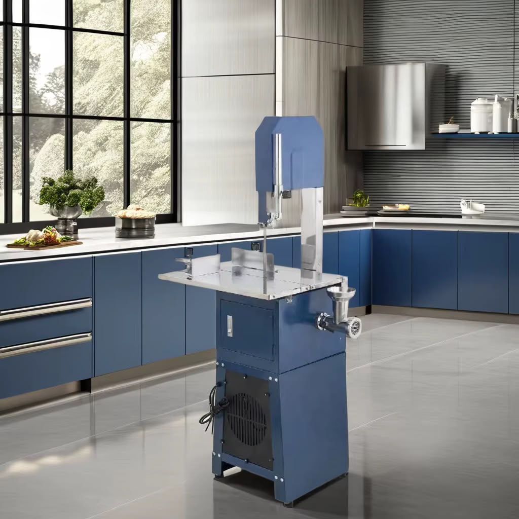 Machine Commerciale De Scie À Os De Viande, Machine De Découpe D'Os De Viande Congelée 550 W, Machine De Sciage D'Os Électrique 2 En 1 Et Hachoir À Viande, Pour Couper Les Os De Bœuf De Sabot De Poi