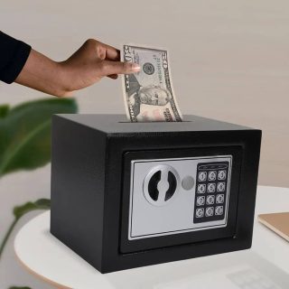 Coffre-fort 17E électronique avec fente pour argent avec serrure à combinaison numérique